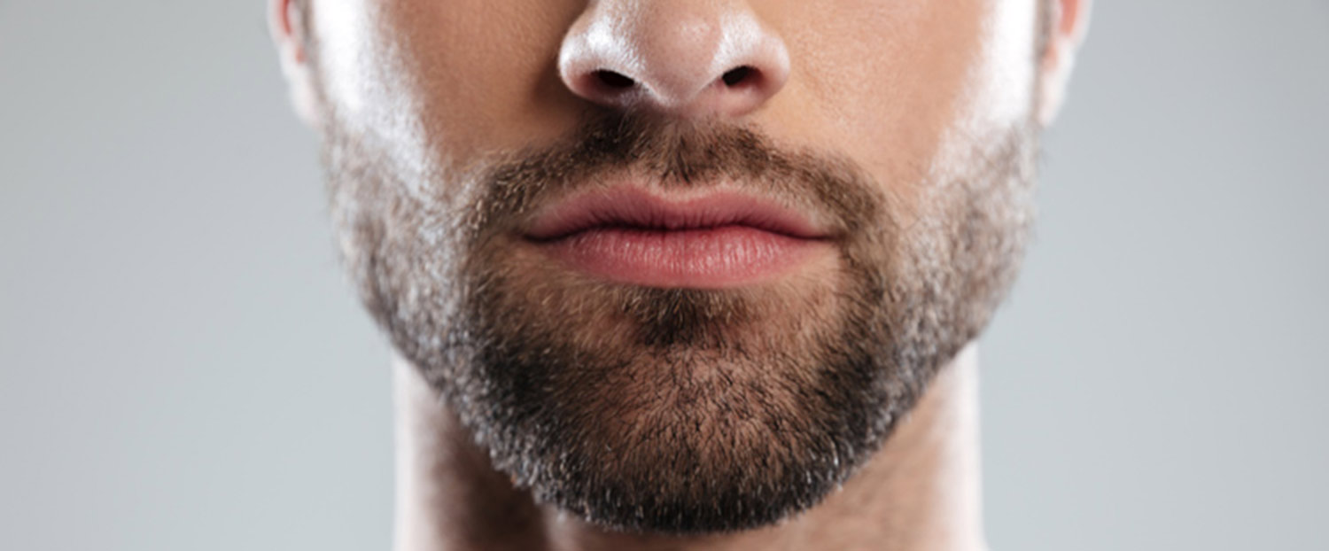 Bild zeigt Mann mit Bart
